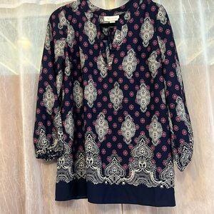 3/$20 motherhood printed 3/4 length sleeve  small